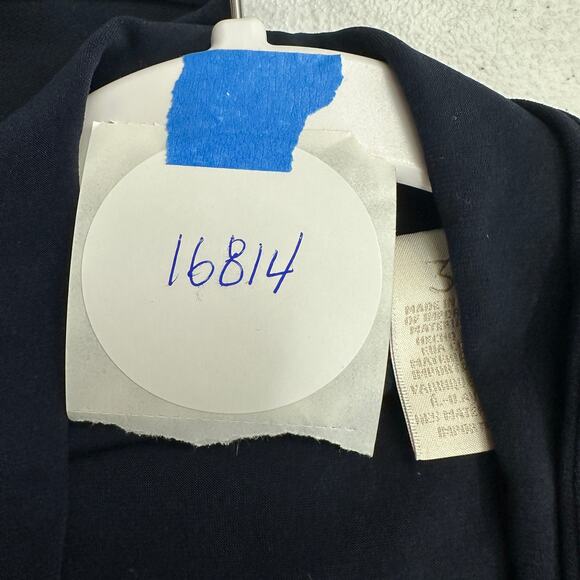 Chicos Womens Sheer Back Topper Jacket XL Minimalist Chic Modern Layering‎ - Picture 9 of 9